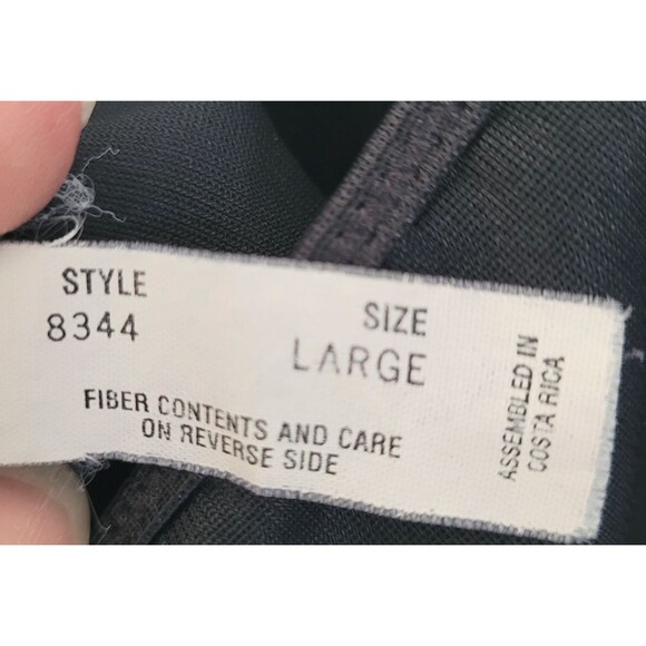 Nancy Ganz Body Slimmer Size L Mini Slip Shapewear Black Mesh Tummy Bodycon - Picture 4 of 7